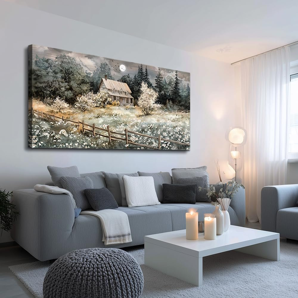 Impressive Landscape Gallery Canvas Wall Art 30x60-2