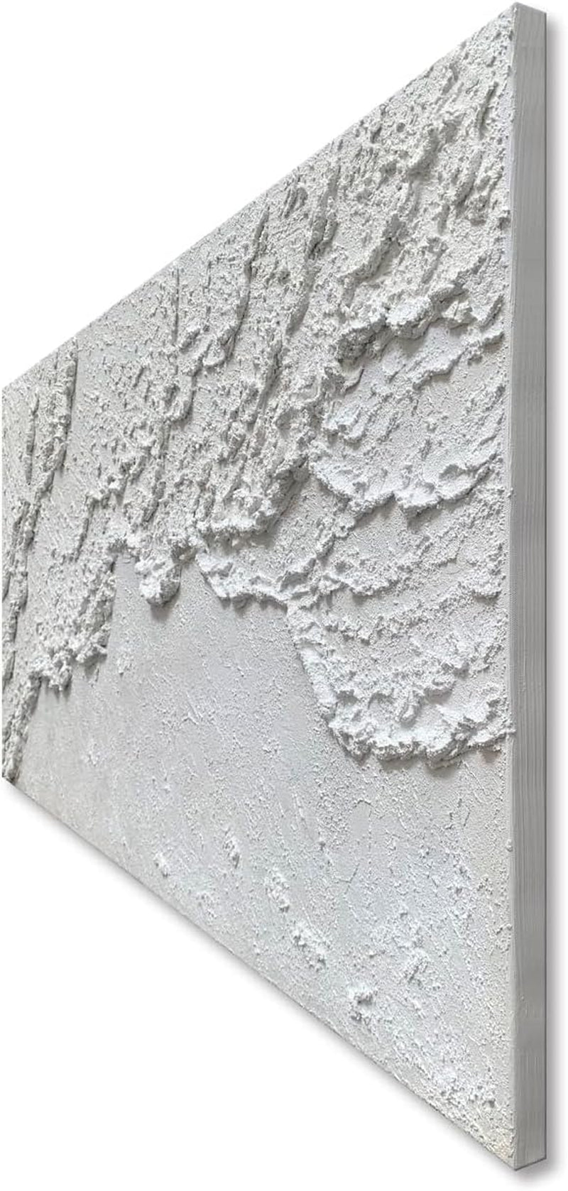 White Textured Oceanic Wave Wall Art 120 By 60 Centimeters-2
