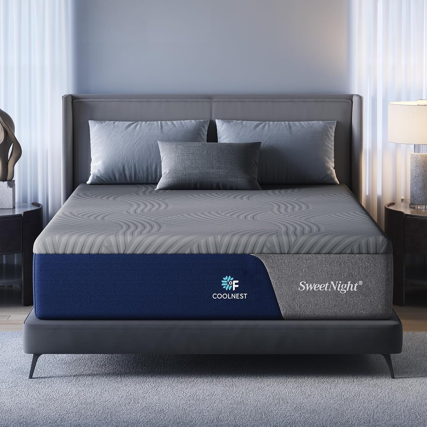 Cooling Gel Queen Size Mattress with Pressure Relief-0