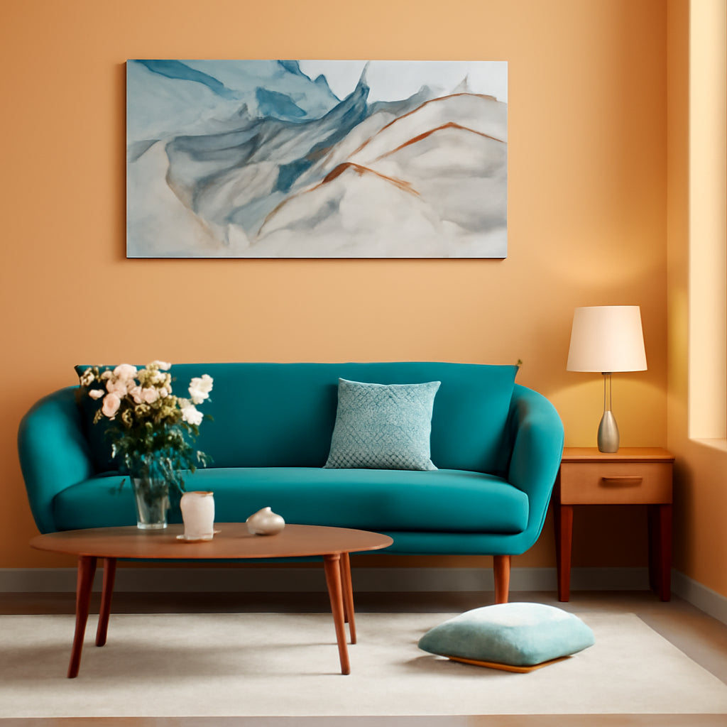 Framed Large 28x56 Inch Abstract Wall Art Giclee Print-0