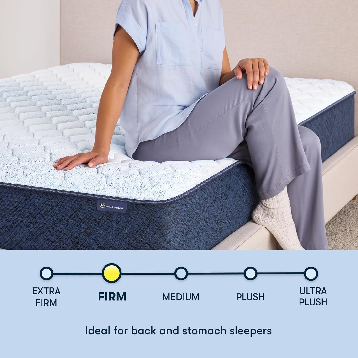 Cooling Hybrid King Mattress with Support Zones-2