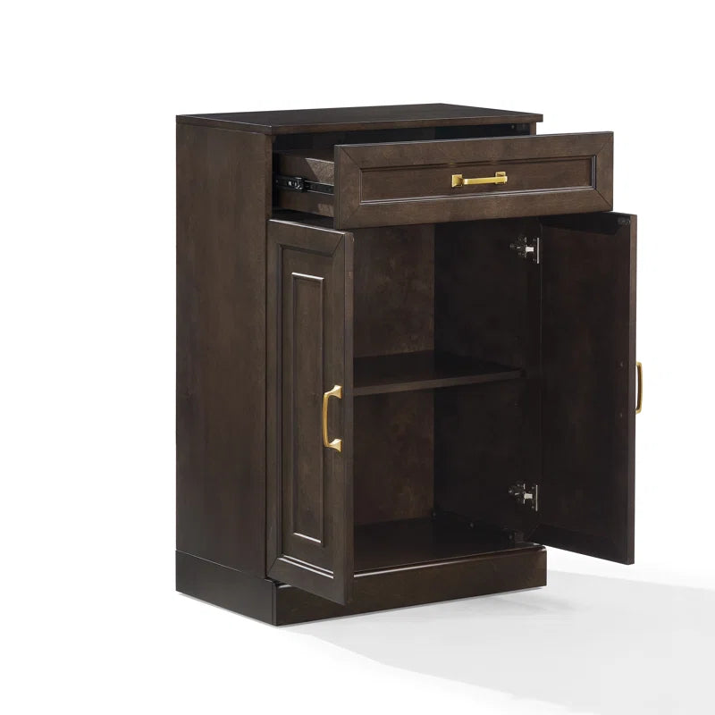 Modular Accent Cabinet With Adjustable Shelf And Drawer-4