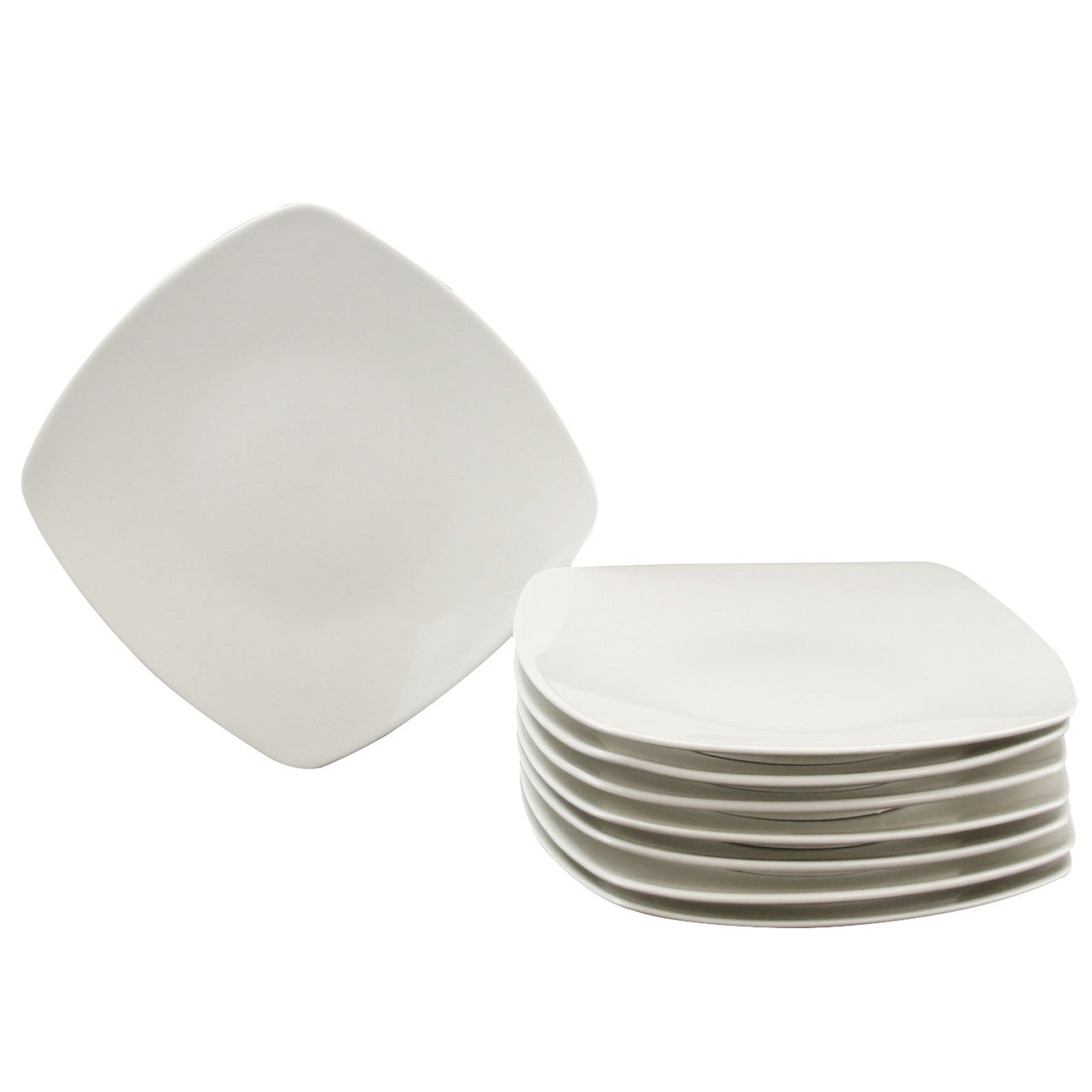 Gibson Simplicity Buffetware 8 Piece Dessert Plate-0
