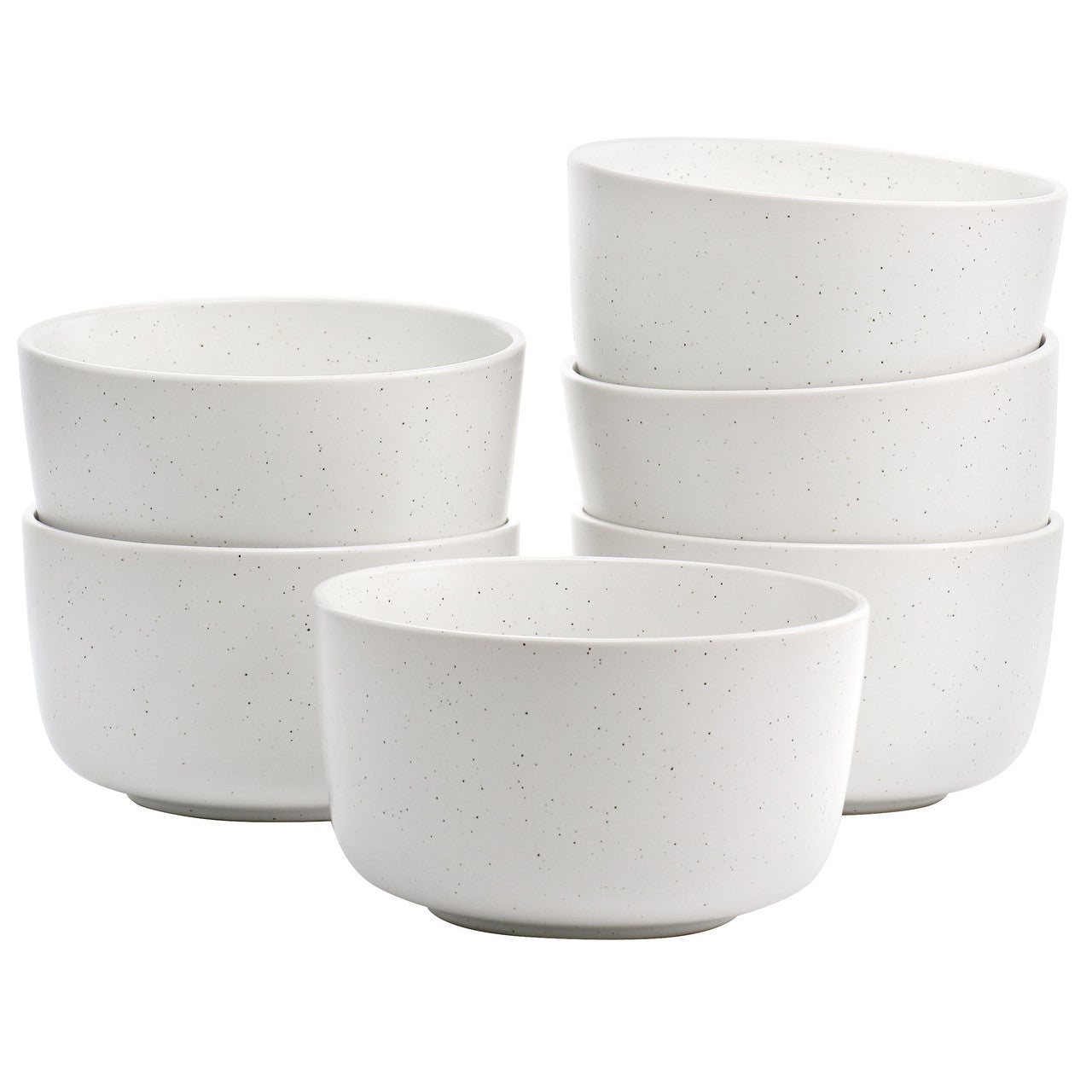 Studio 3B Mio 6 Piece 5.5 Inch Round Stoneware Bowl Set in Sea Salt-0