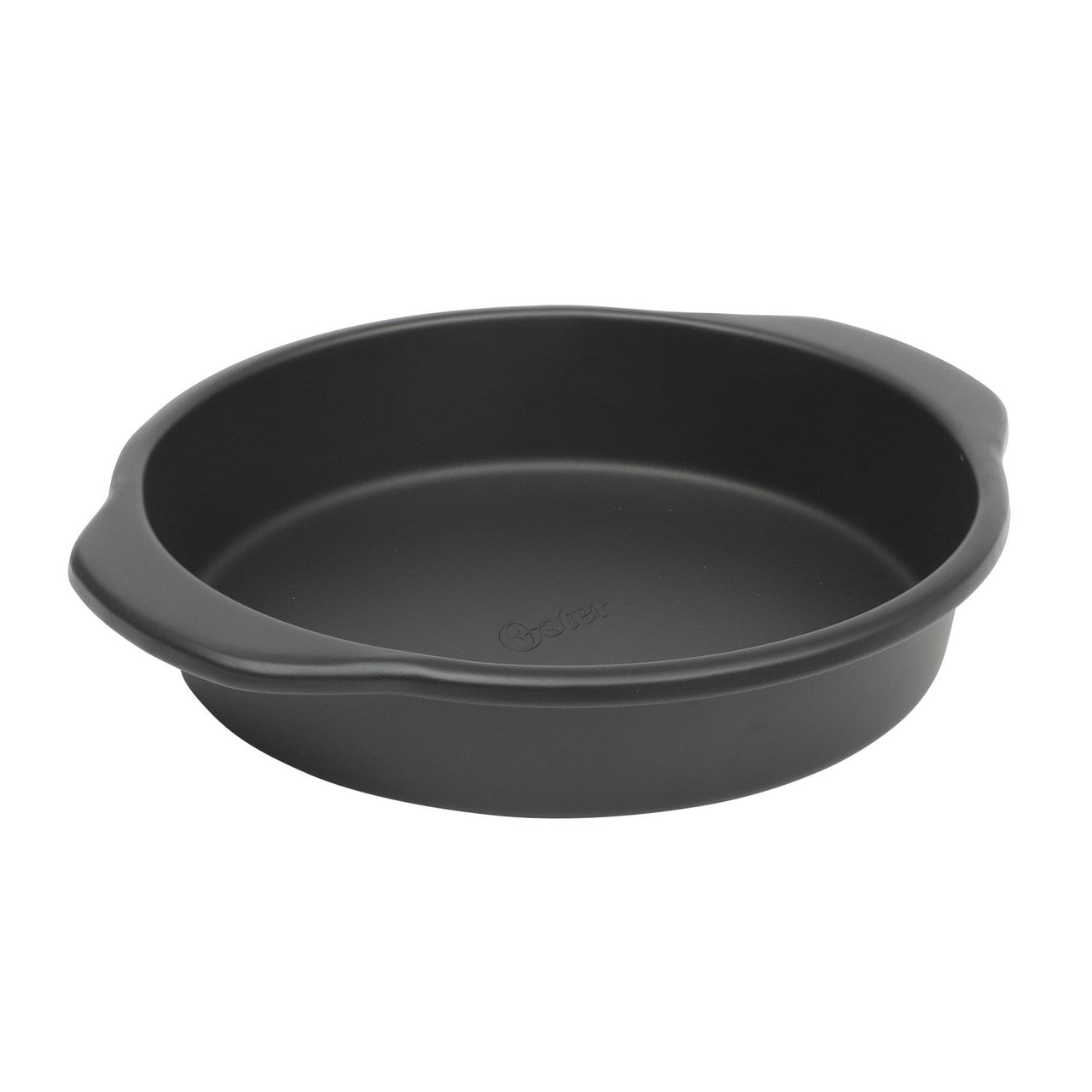 Oster Teston Platinum Collection 9 Inch Nonstick Carbon Steel Cake Pan in Matte Black-0