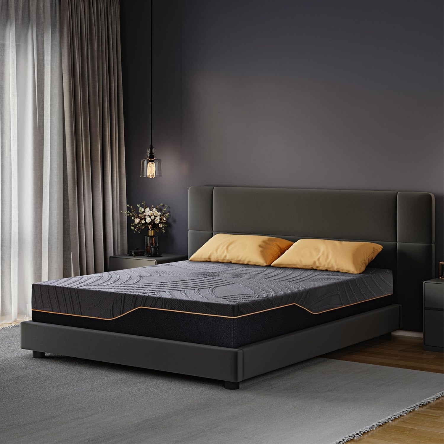 14 Inch King Size Memory Foam Mattress for Comfort-1