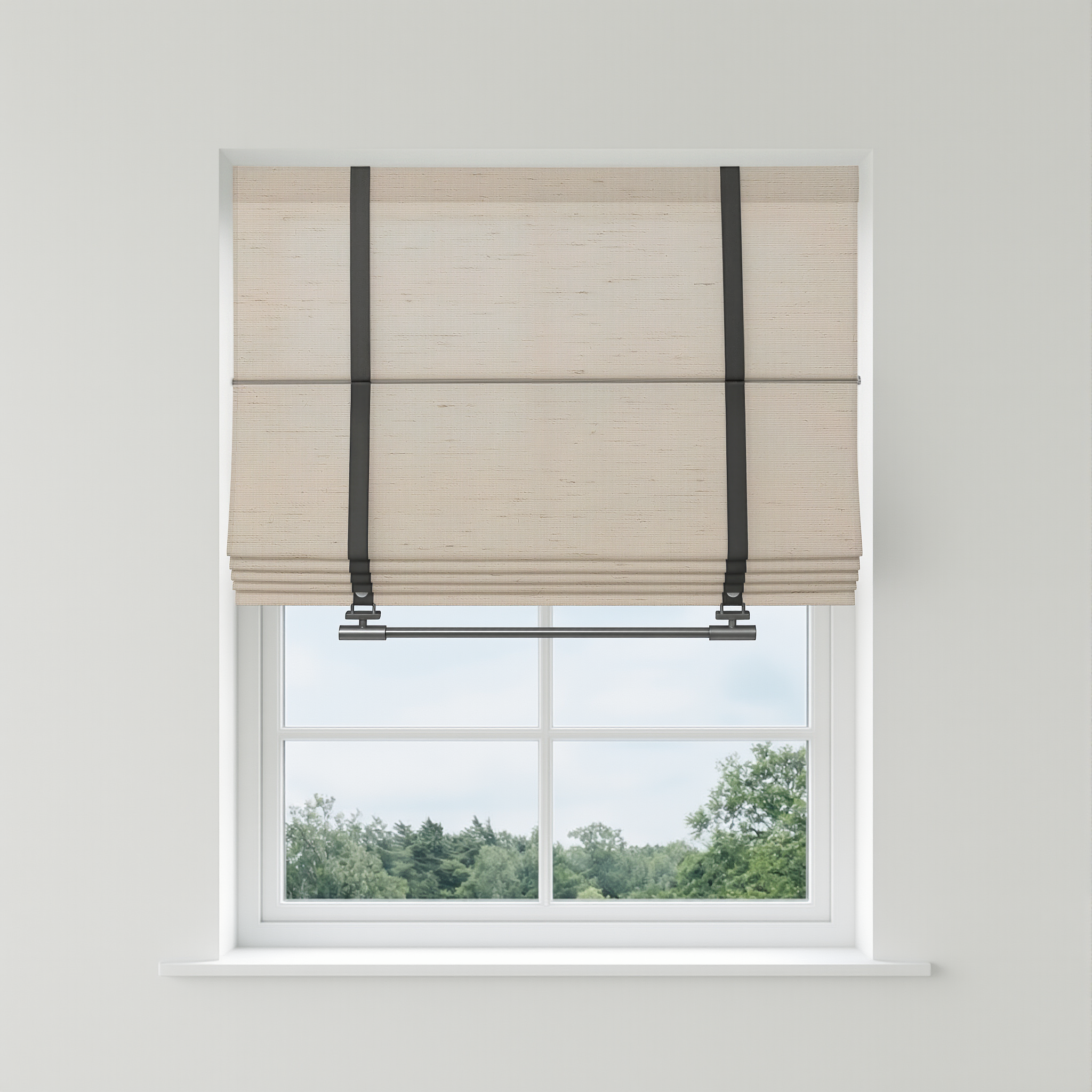 Seraphina Custom Linen Roman Shades-0