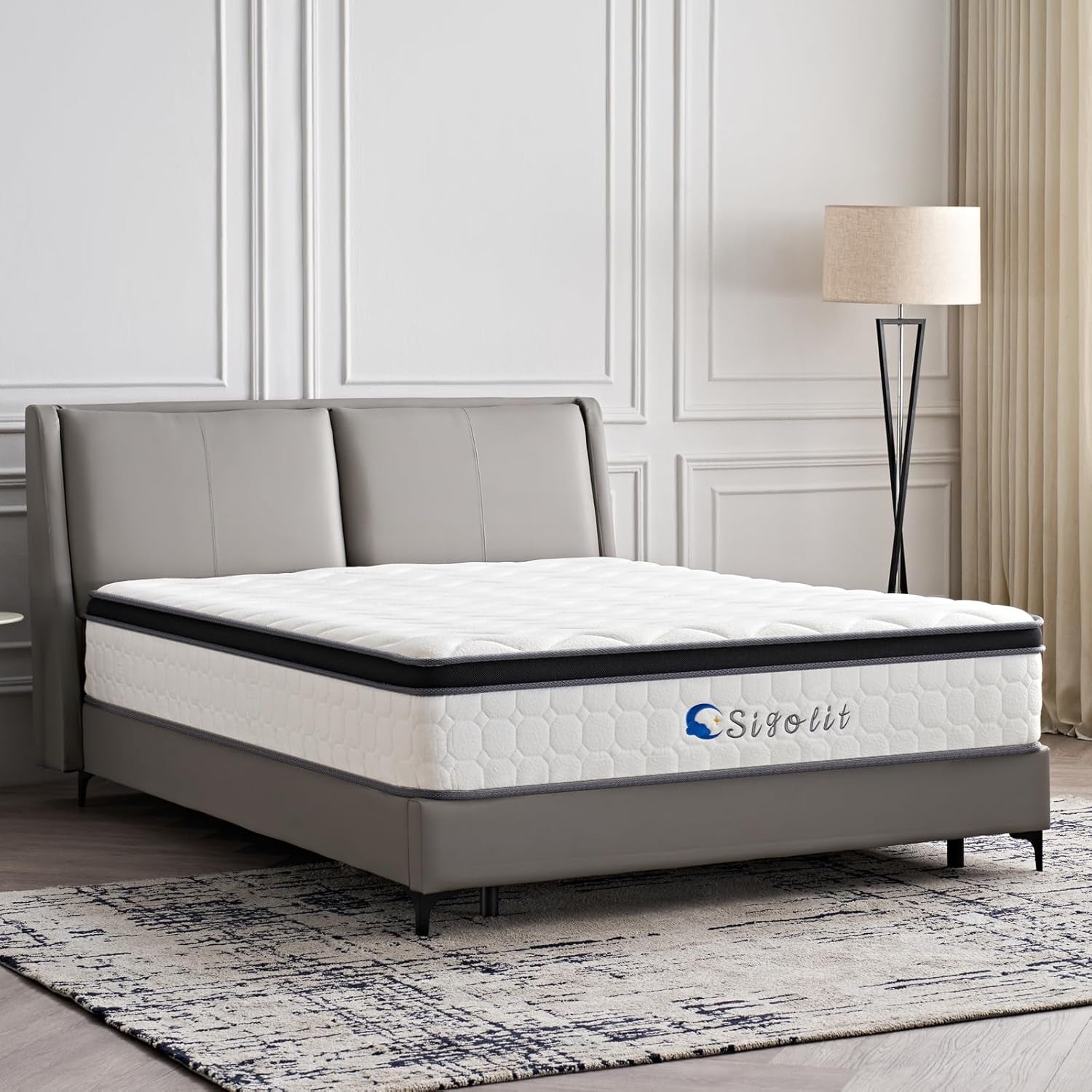 12 Inch Queen Hybrid Mattress for Ultimate Pressure Relief-0