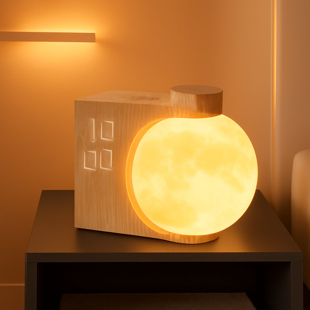 Sunrise Alarm Clock With Moonlight Nightstand Illumination-0