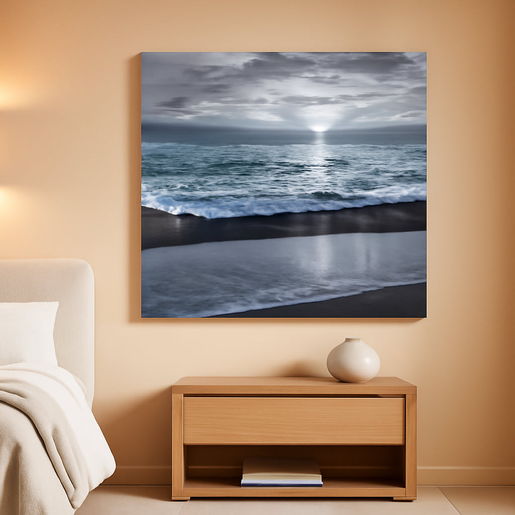 Black And White High Definition Giclee Canvas Wall Art 20x40 Inch-0