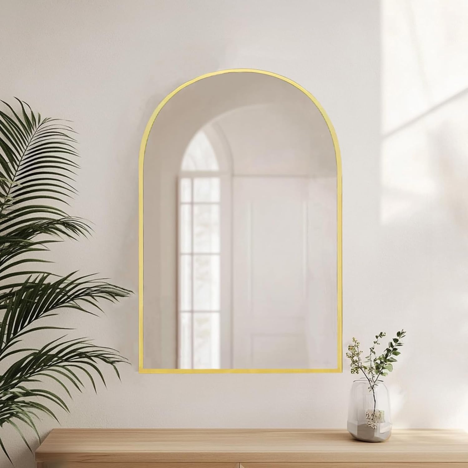 Arched 24x36 Inch Explosion proof Wall Mounted Mirror-2