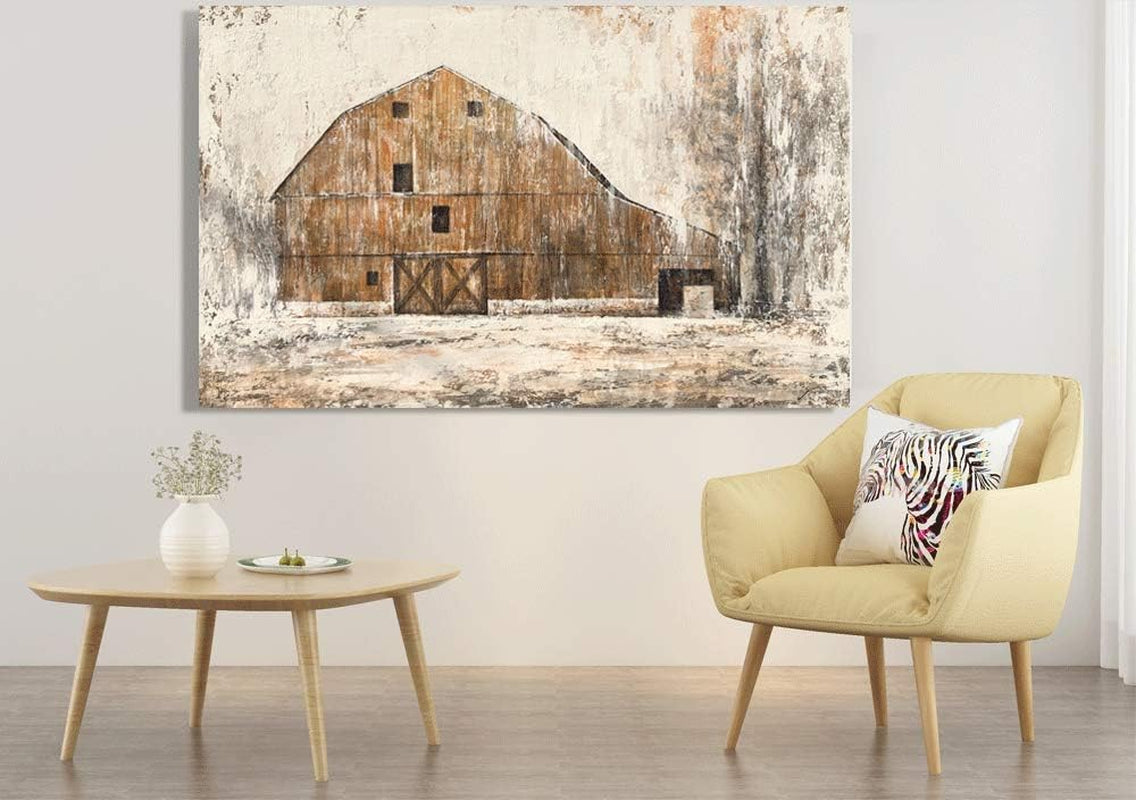 Farmhouse Rustic Canvas Wall Art 36x48 inches Decor-2