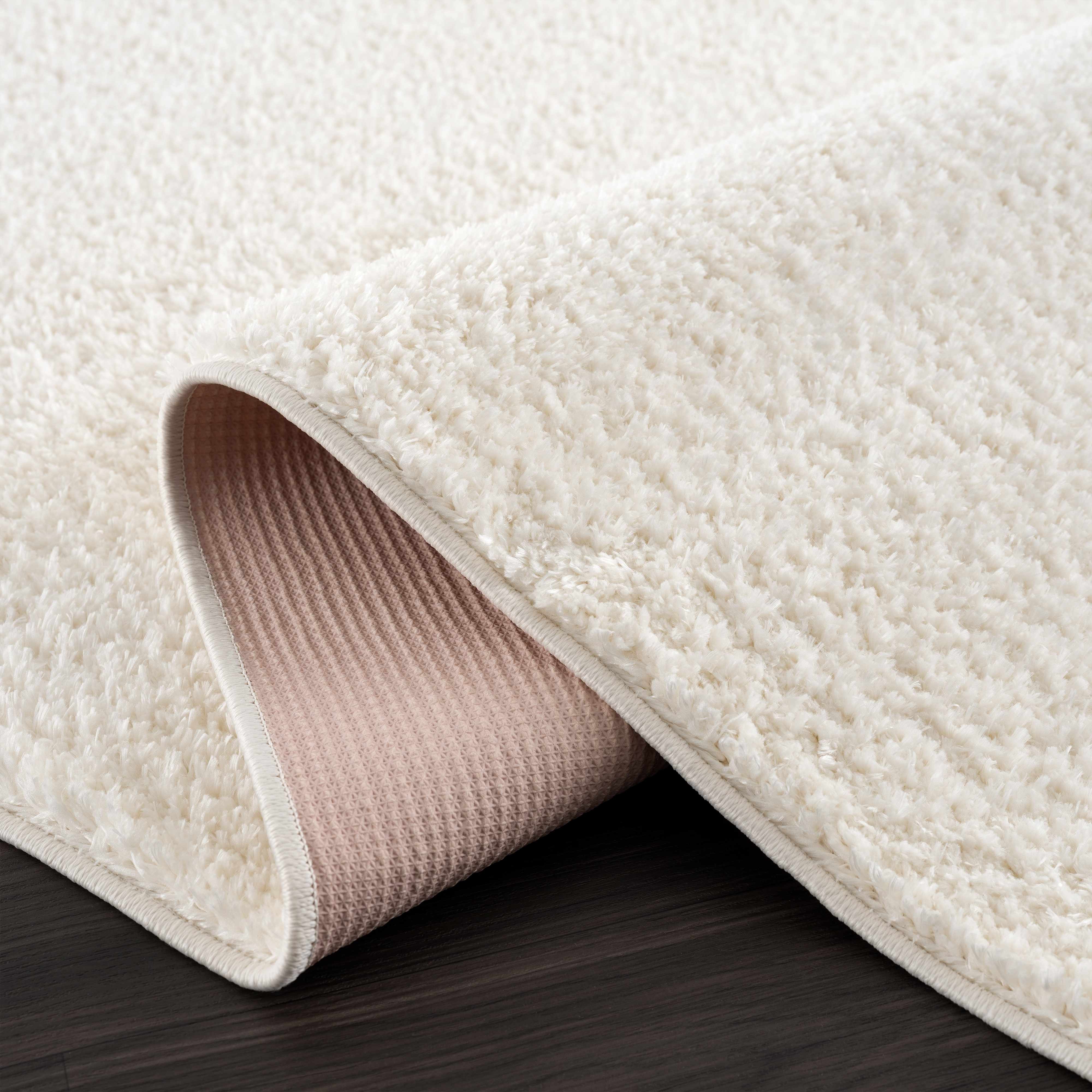 Judy White Washable Area Rug - Clearance