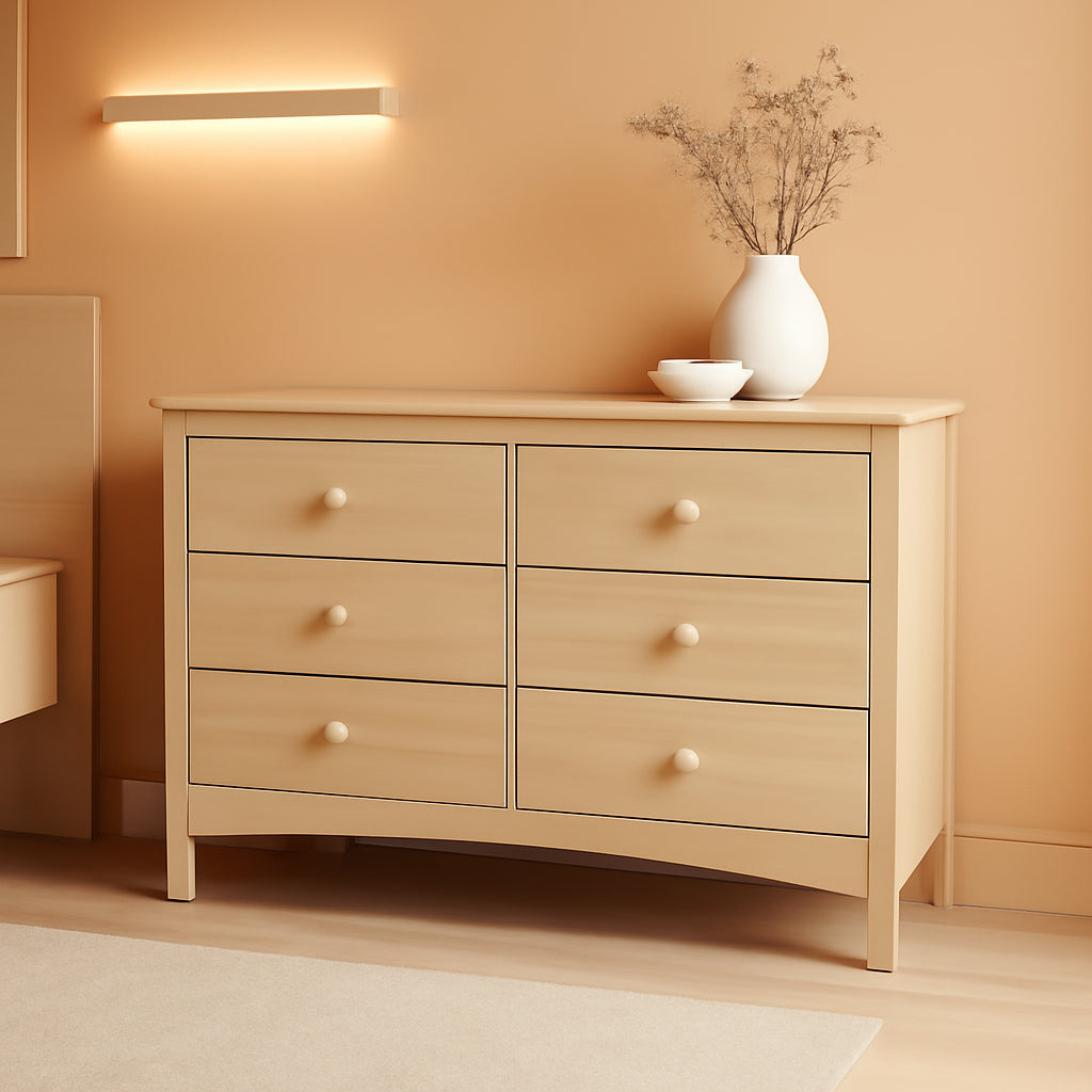 Six Drawer Dresser Driftwood Finish Greenguard Gold-0