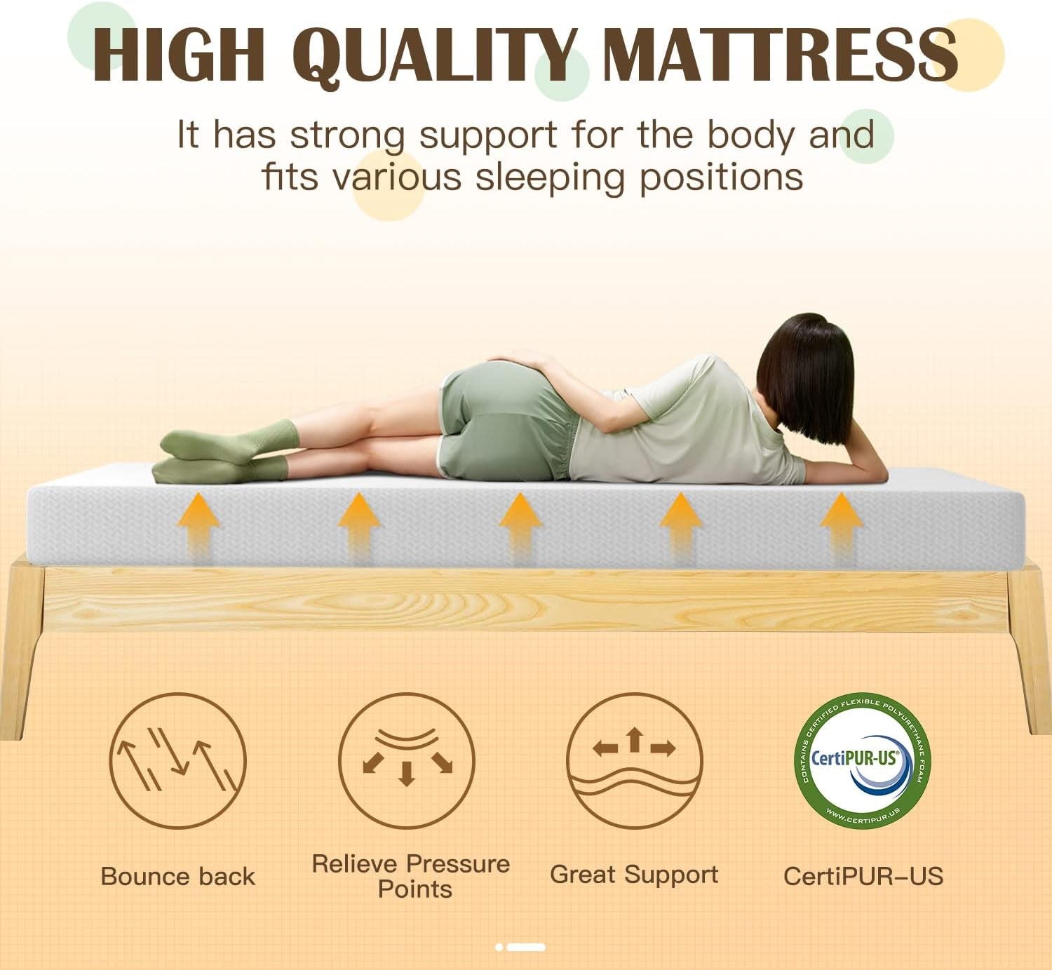 8 Inch Cooling Gel Memory Foam Mattress for Comfort-3