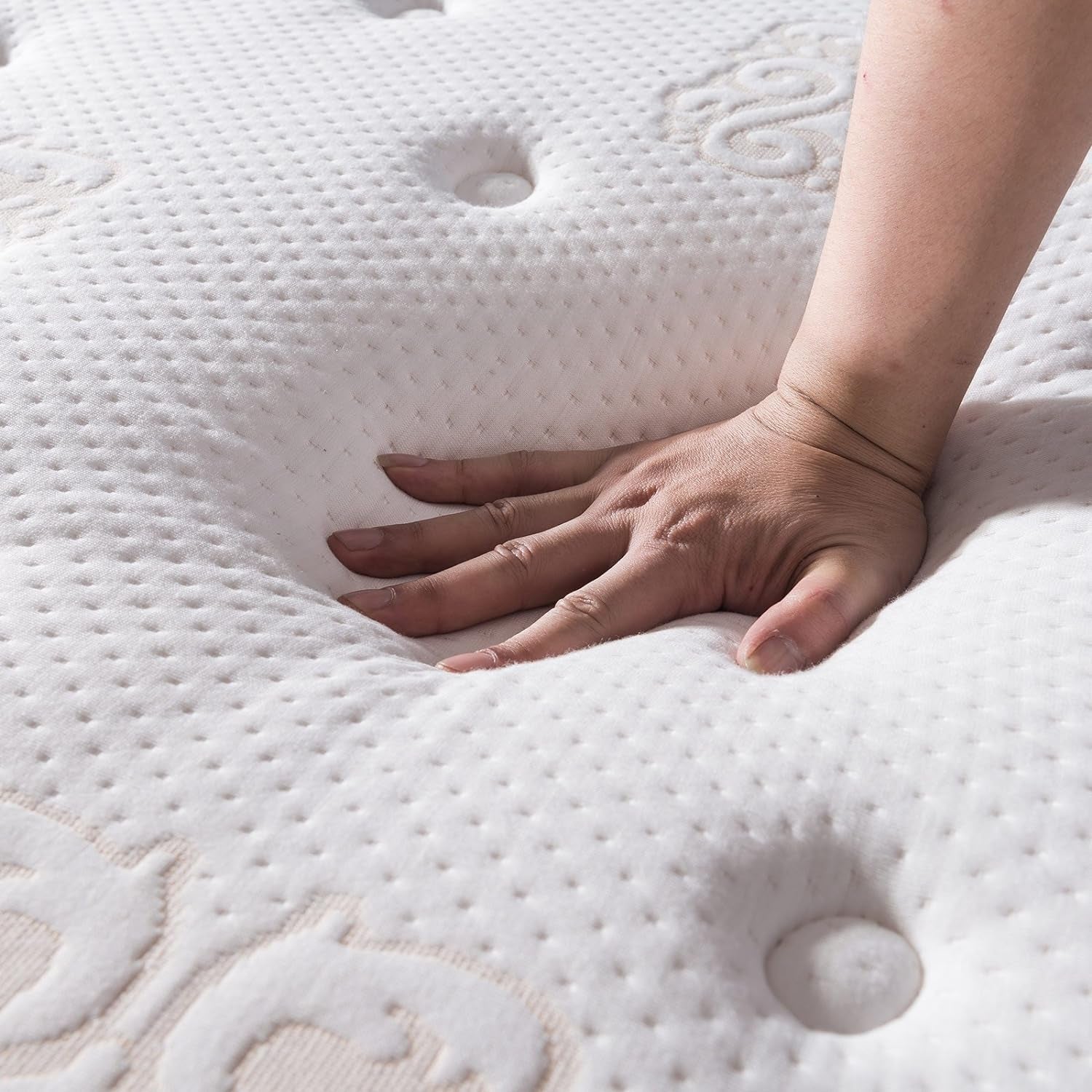 Short Queen Hybrid Mattress with Pillow Top Comfort-3