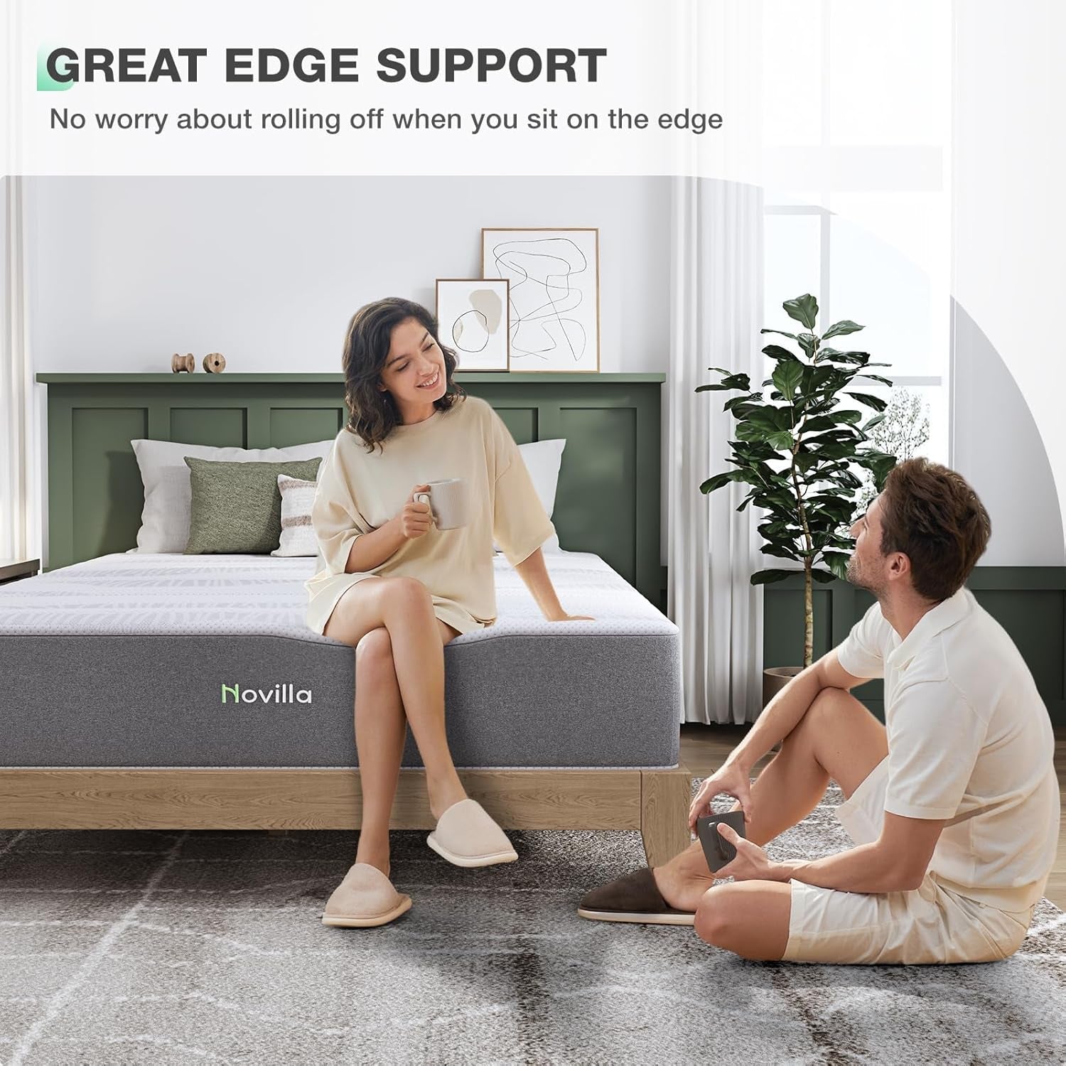 Cooling Gel Twin Memory Foam Mattress Medium Firm Comfort-4