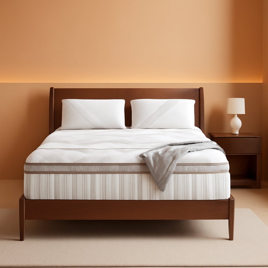 King Size Hybrid Memory Foam Mattress Support System-0