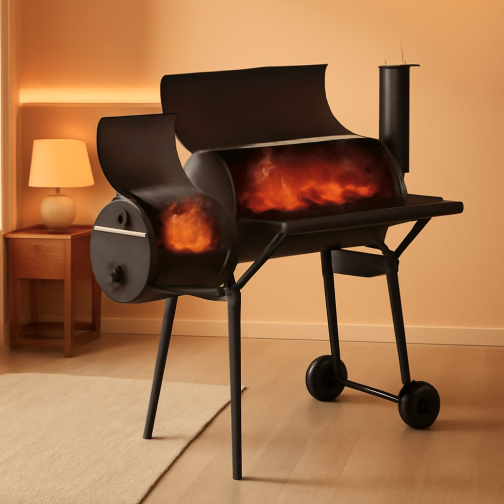 Charcoal Grill 43 Inch Double Mesh Outdoor Barbecue