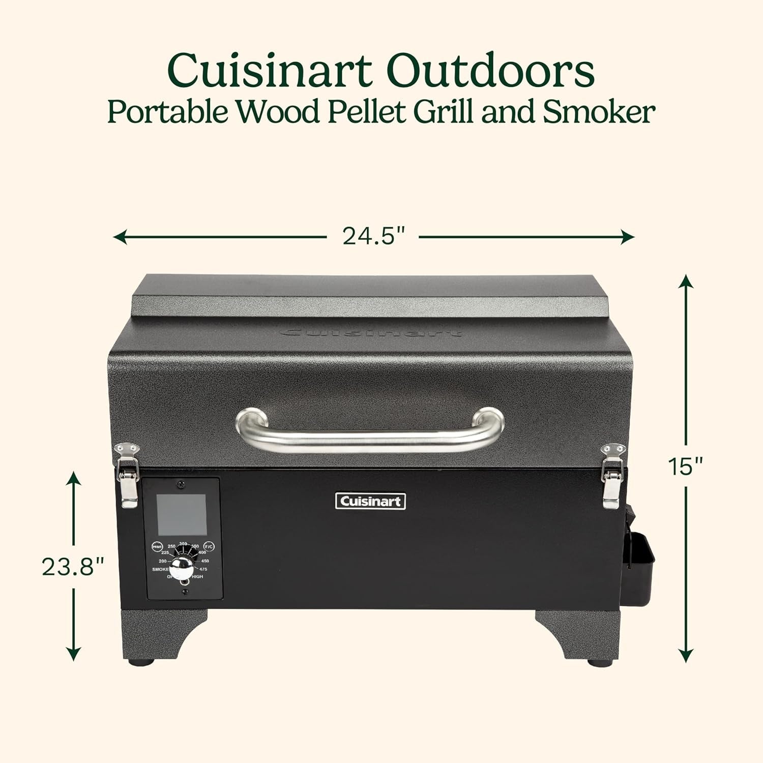 Portable Wood Pellet Grill And Smoker Outdoor Cooking