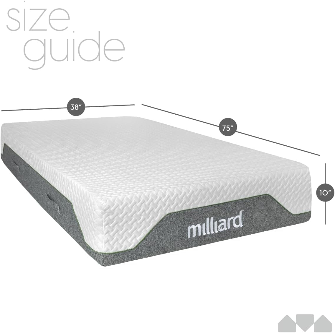 10 Inch Twin Size Memory Foam Mattress for Comfort-2