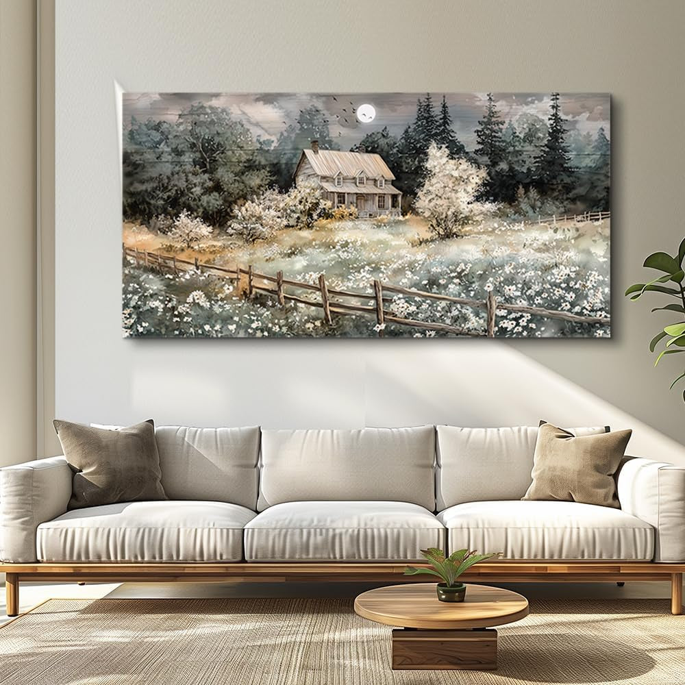 Impressive Landscape Gallery Canvas Wall Art 30x60-1