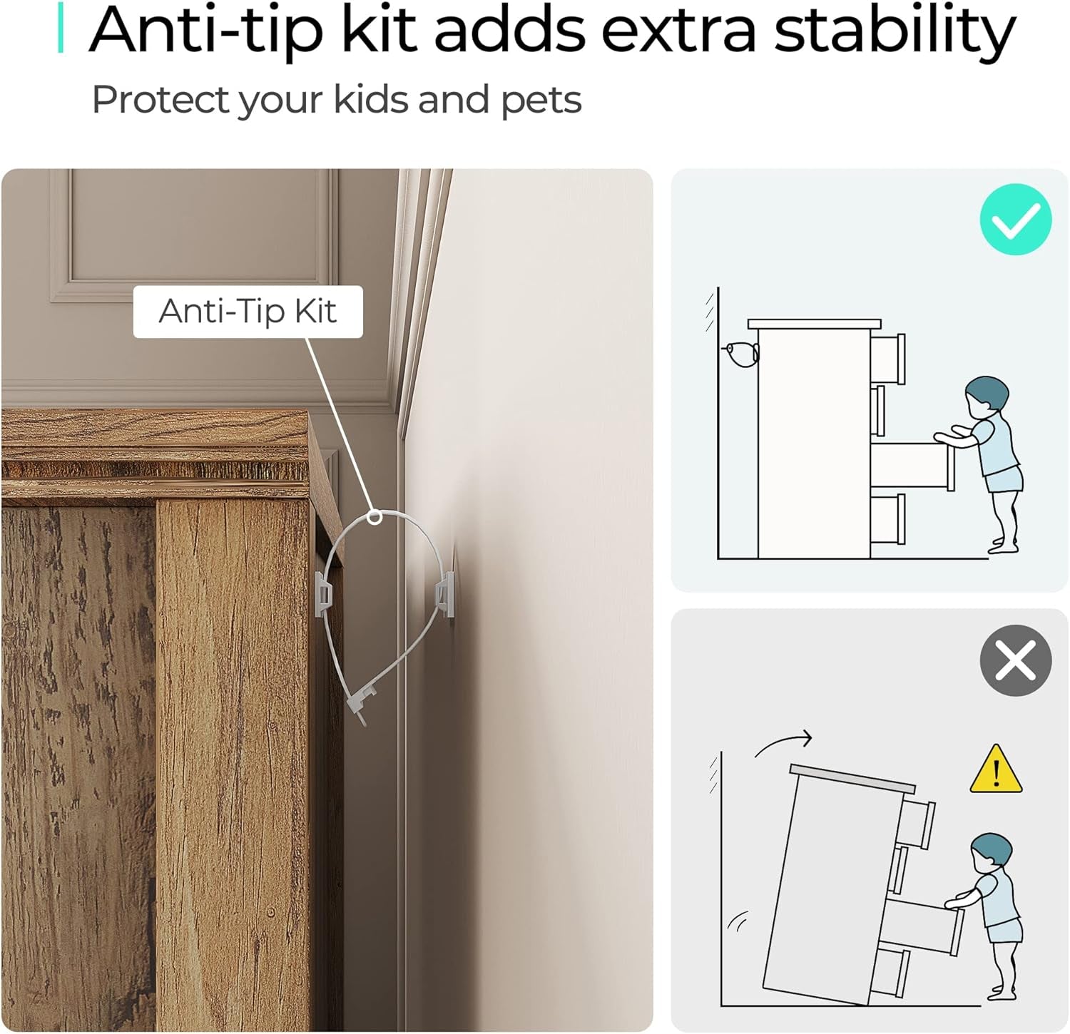 Nine Drawer Wood Dresser For Bedroom FarmhouseFinish-4