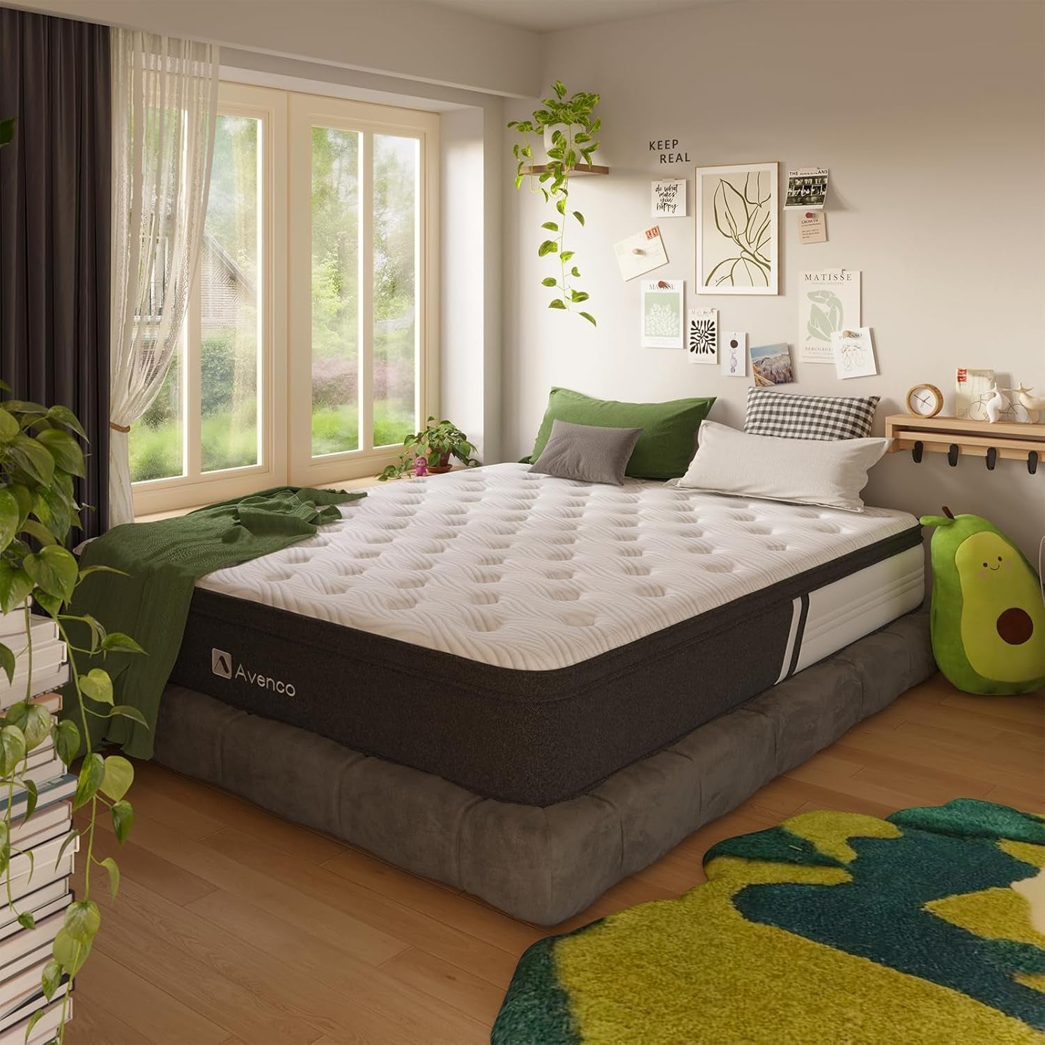 10 Inch Queen Hybrid Mattress with Cooling Gel Foam-0