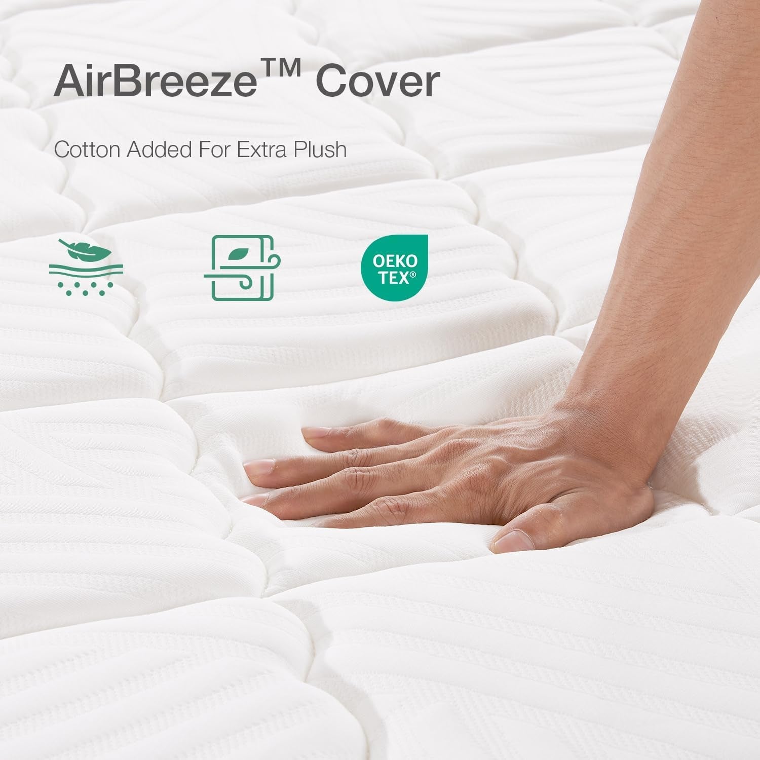 10 Inch Twin Hybrid Mattress for Ultimate Comfort Support-4