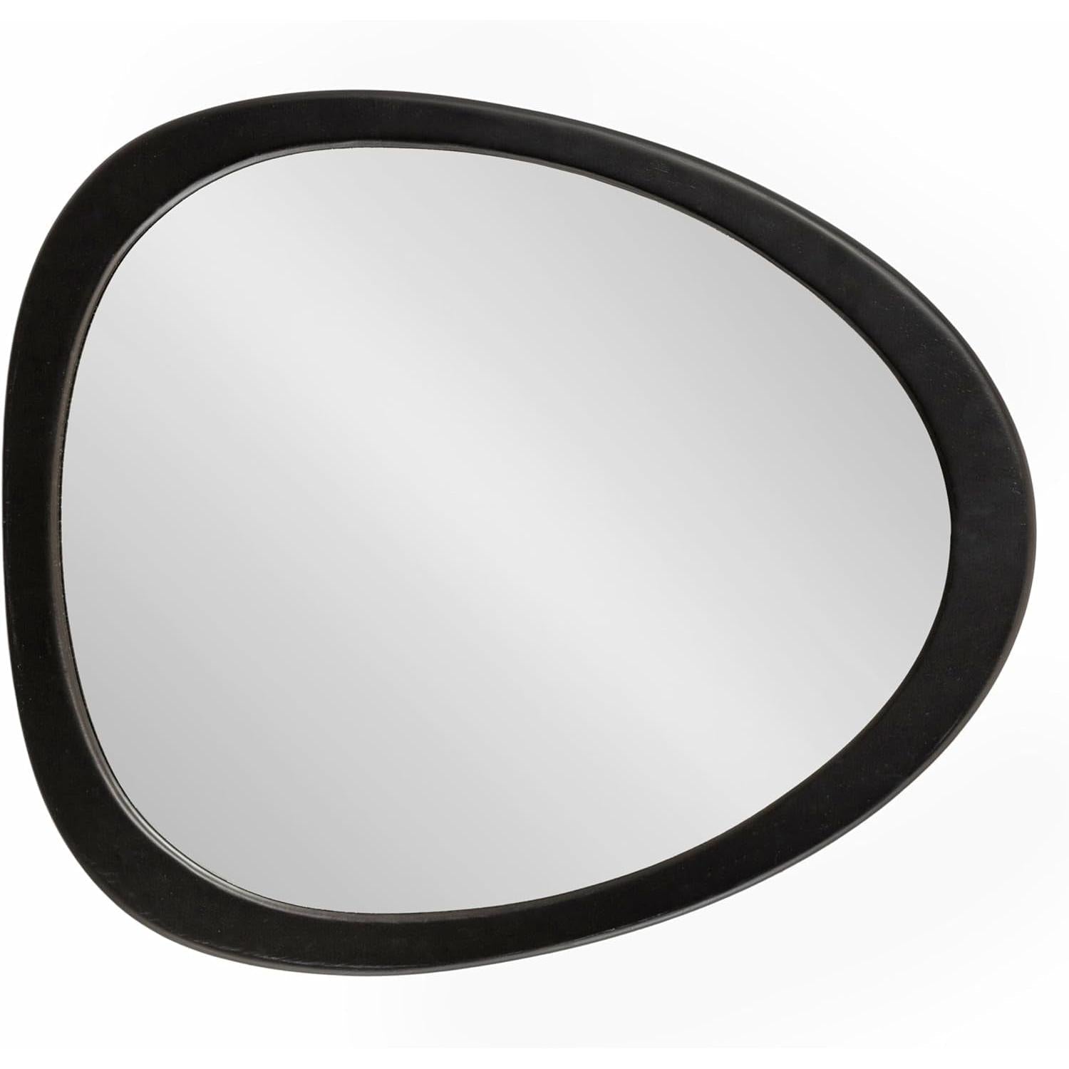Mckinder Mid Century Wall Mirror 24x28 Black Geometric-1