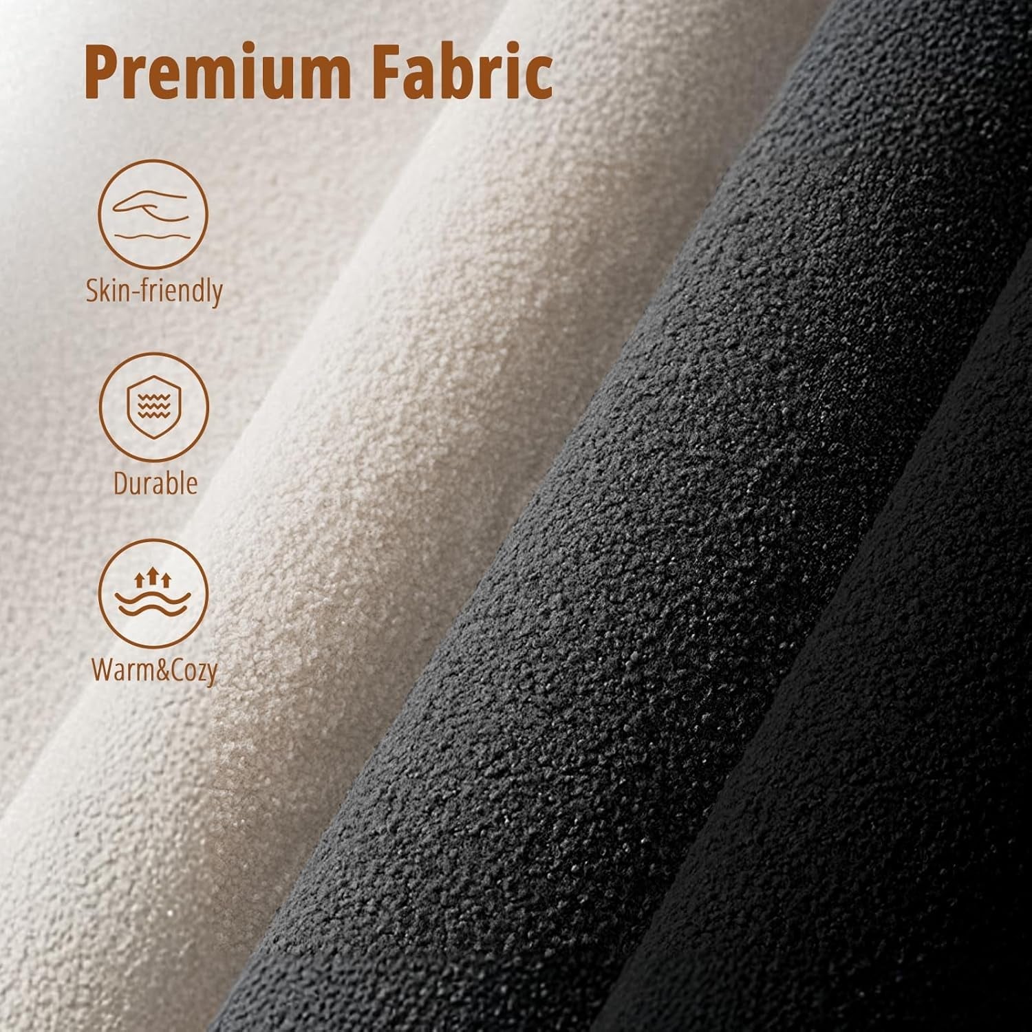 Modular Sectional Sofa with Chaise, Modern L Shaped Cloud Couch with Deep Seat, Sectional Couches for Living Room, Bedroom, Office, No Assembly Required, Dark Grey-4