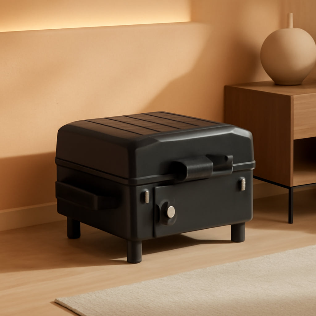 Portable Wood Pellet Grill Smoker 202S quare Inches Black