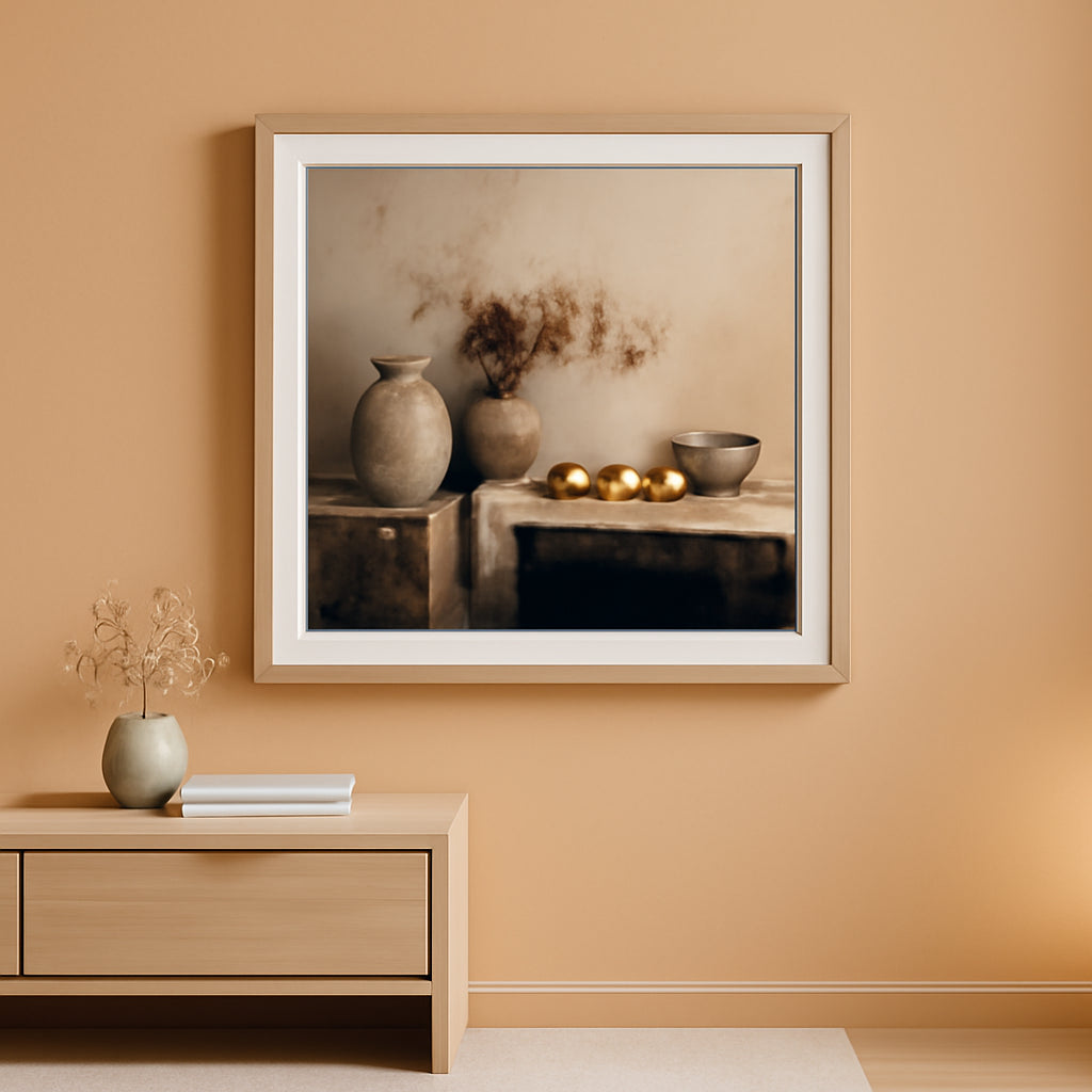 Framed Kitchen Wall Art 12x16 Charcoal Gray Botanicals-0