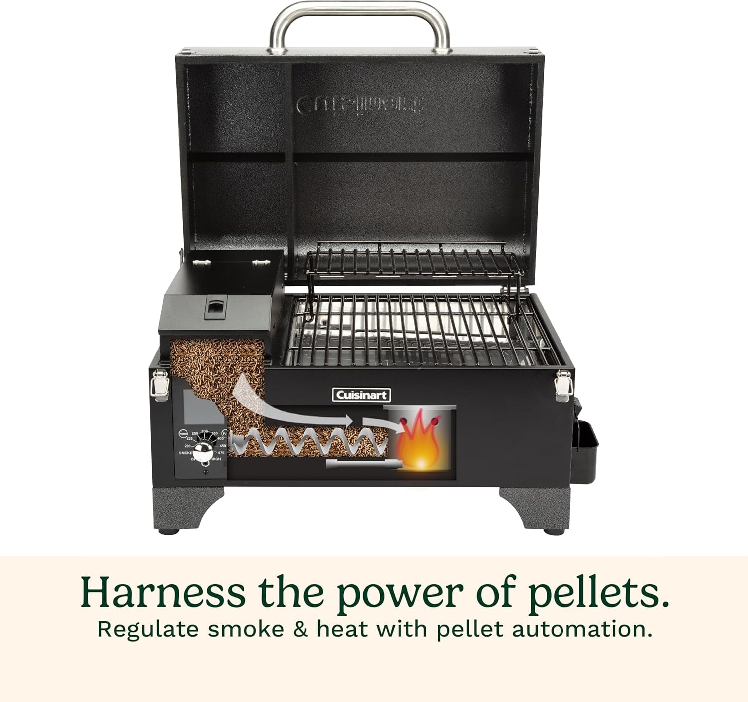 Portable Wood Pellet Grill And Smoker Outdoor Cooking