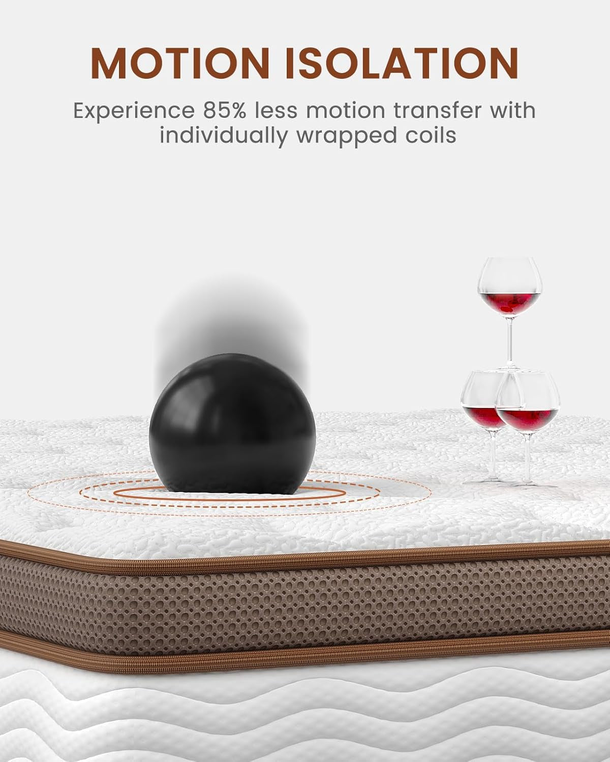 Premium 14 Inch Hybrid Queen Mattress For Ultimate Comfort-4