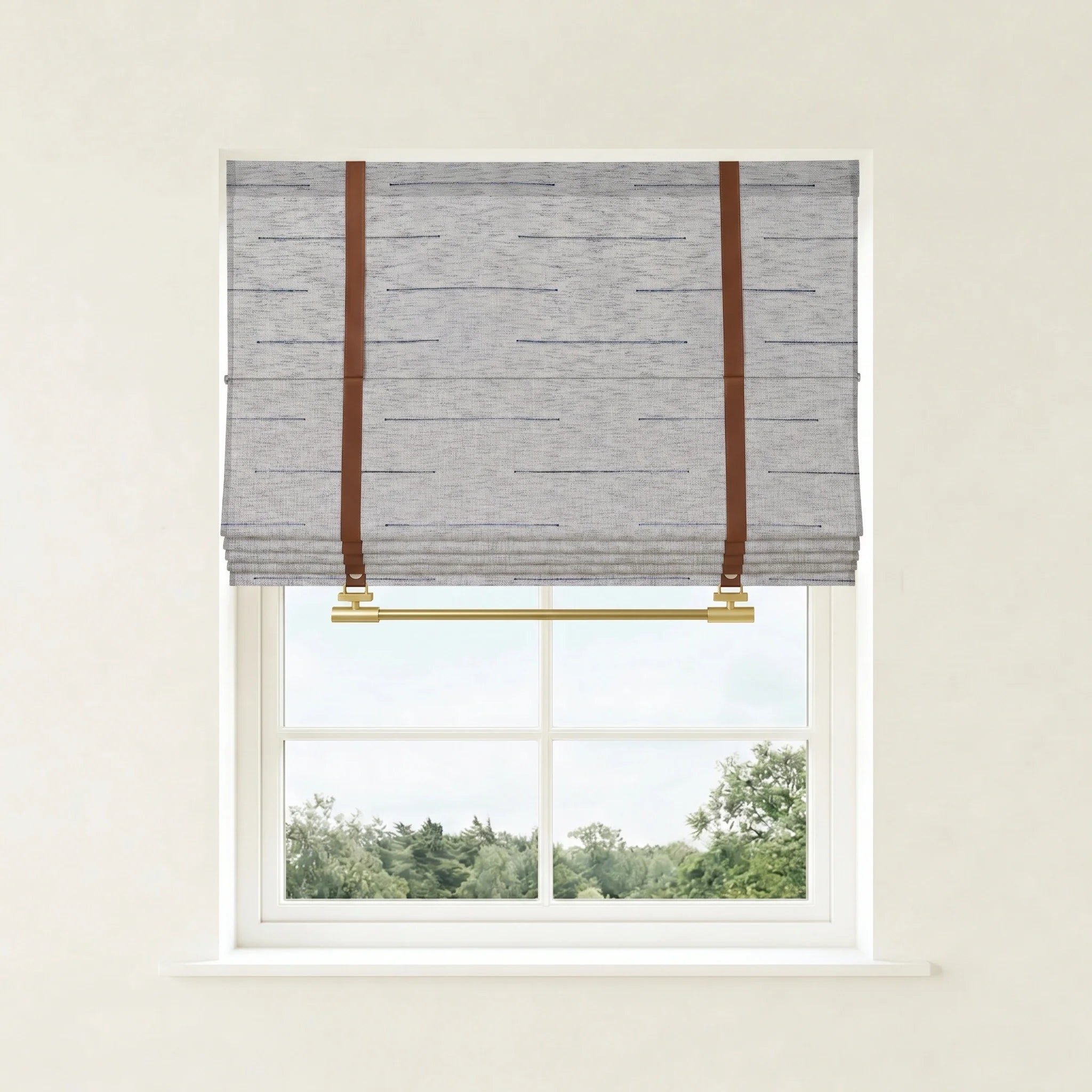 Matilda Custom Linen Roman Shades