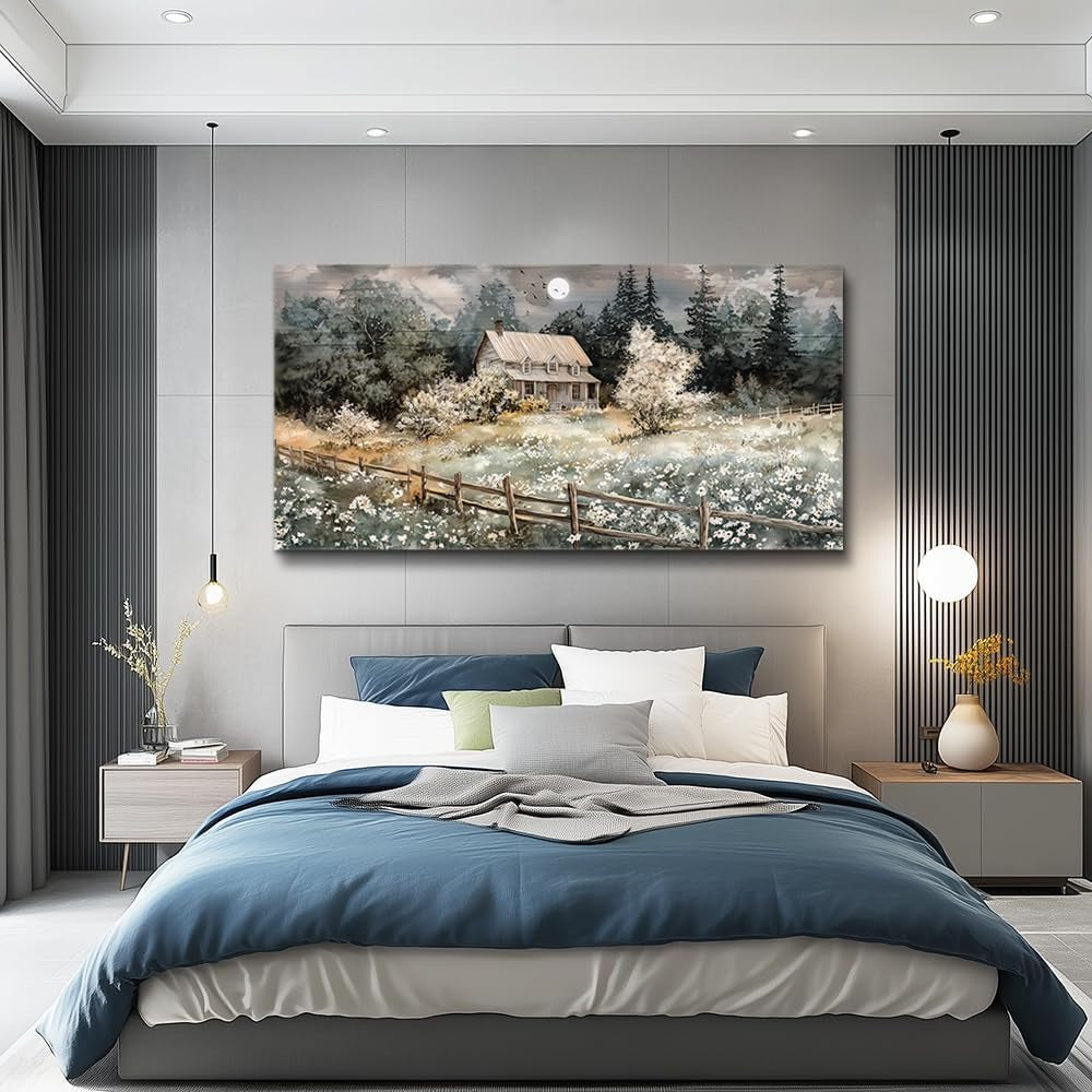 Impressive Landscape Gallery Canvas Wall Art 30x60-4