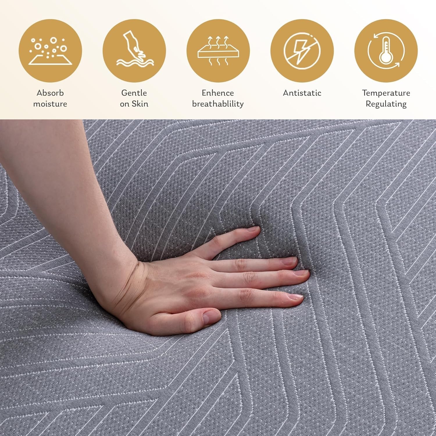 Queen Twelve Inches Gel Cooling Technology Pro Mattress-2