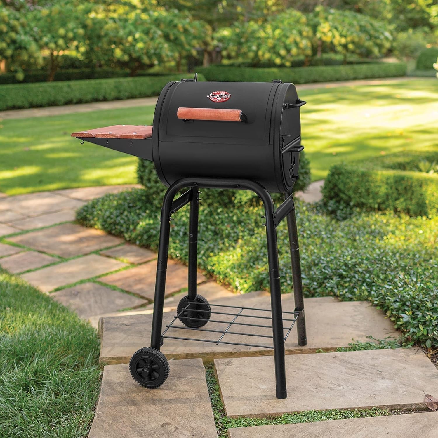 Commercial Grade Charcoal Grill With Durable Cast Iron