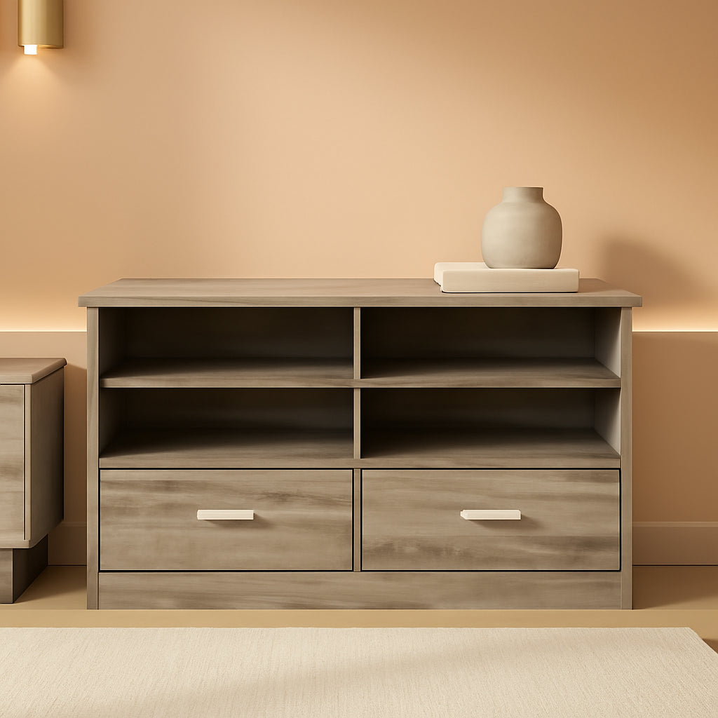 Jensen TV Stand with Drawer, French Oak, Large-0