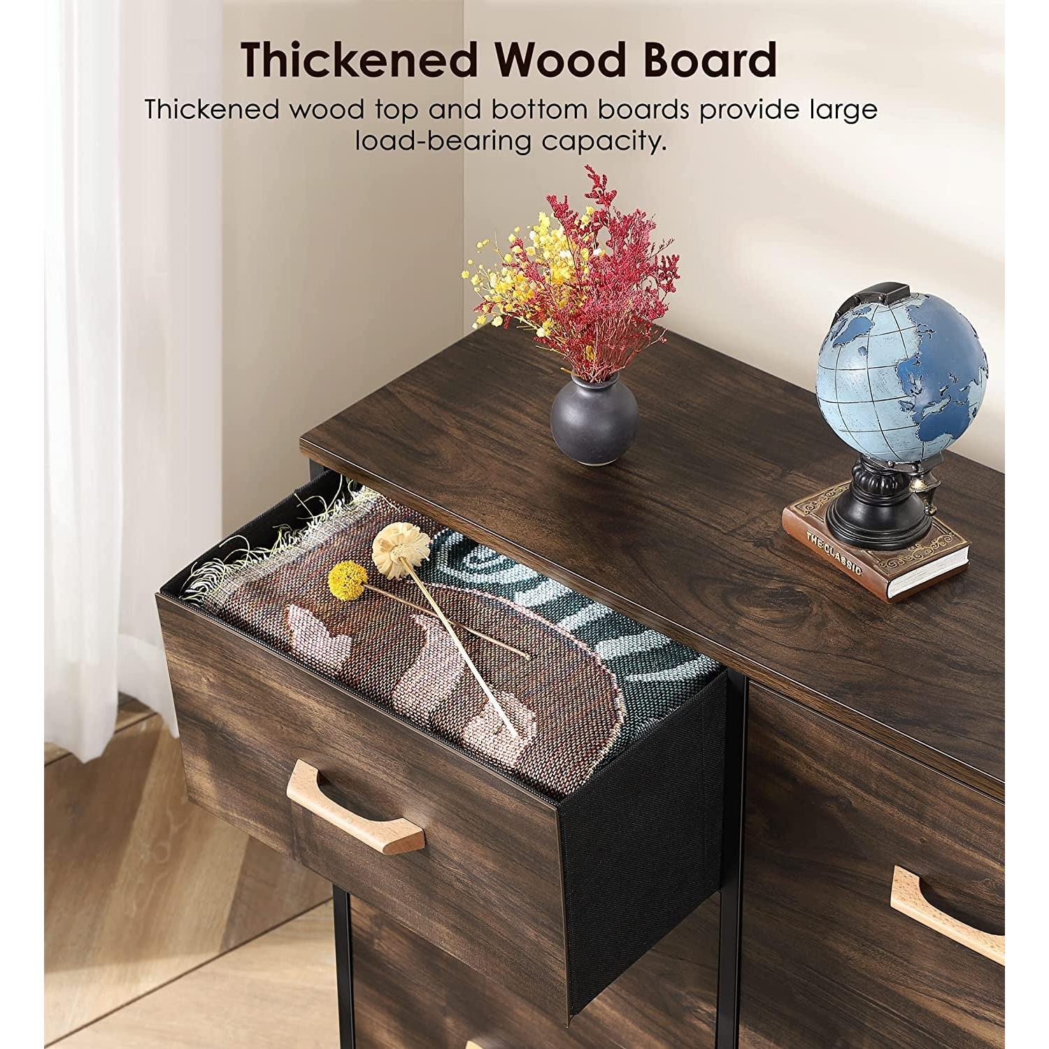 Dresser for Bedroom with 5 Drawers, Storage Drawer Organizer-1