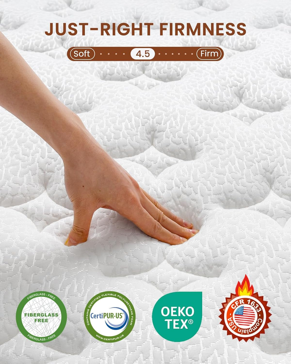 Premium 14 Inch Hybrid Queen Mattress For Ultimate Comfort-3