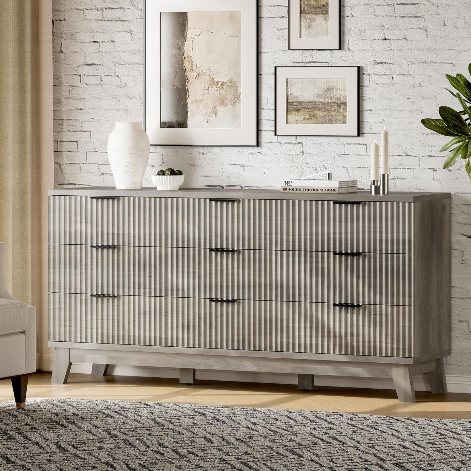 SixtyThreeInch Dresser CharcoalGreyFinish Signature-2