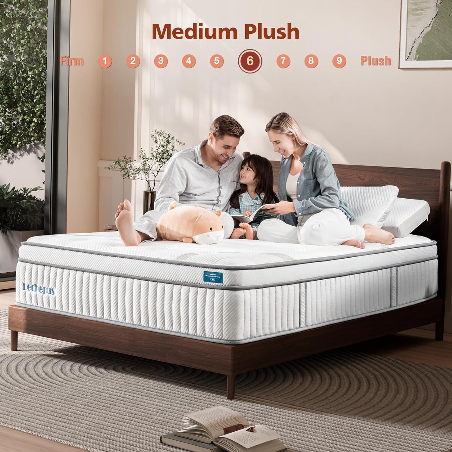 King Size Hybrid Memory Foam Mattress Support System-4