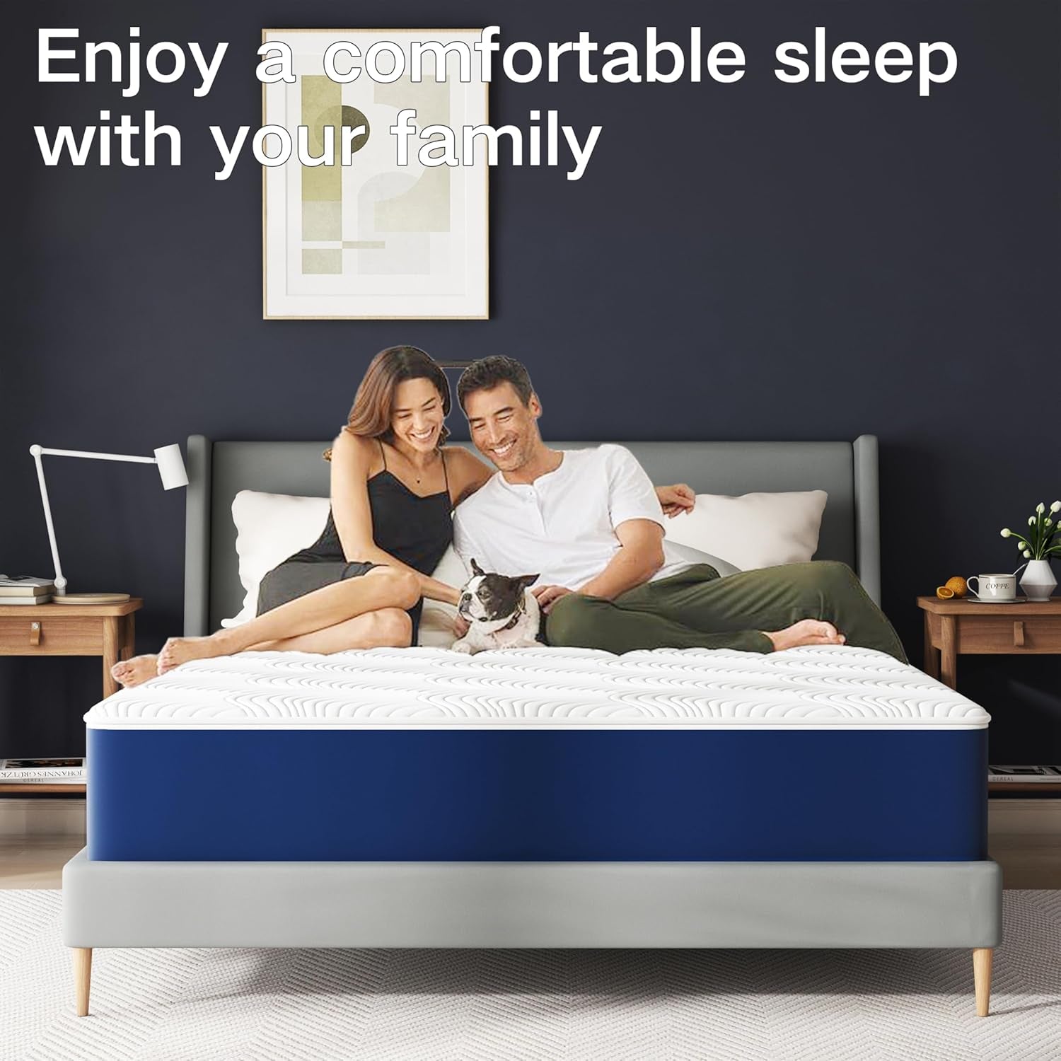 Cooling Memory Foam Full Mattress With Washable Cover-3