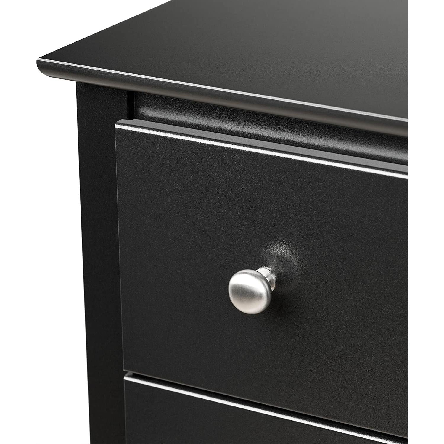 Black Sonoma 6 Drawer Double Dresser-2