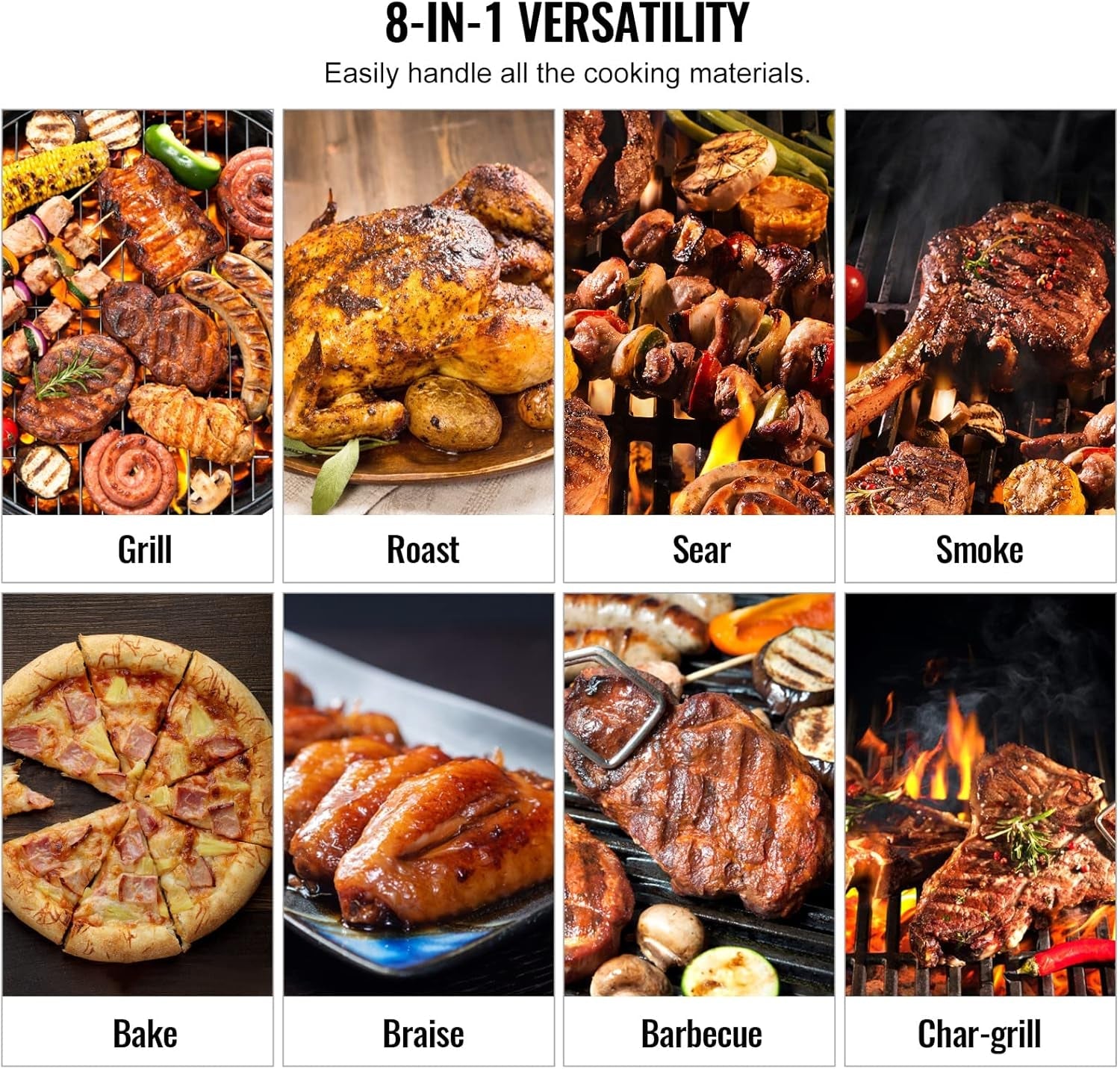 Portable Wood Pellet Grill With Cart 580 Sq In Cook Area