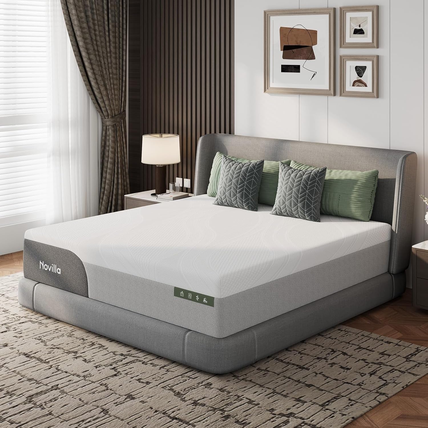 Queen Memory Foam Mattress FourteenInch CertipurUS Certified-1