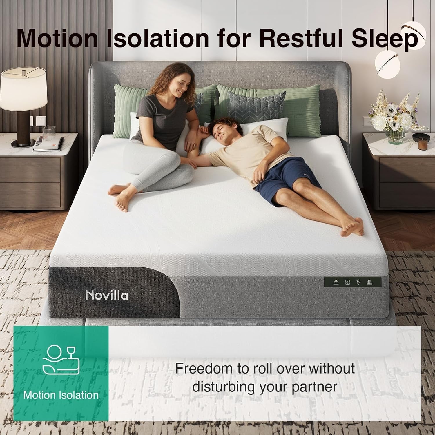 Queen Memory Foam Mattress FourteenInch CertipurUS Certified-4