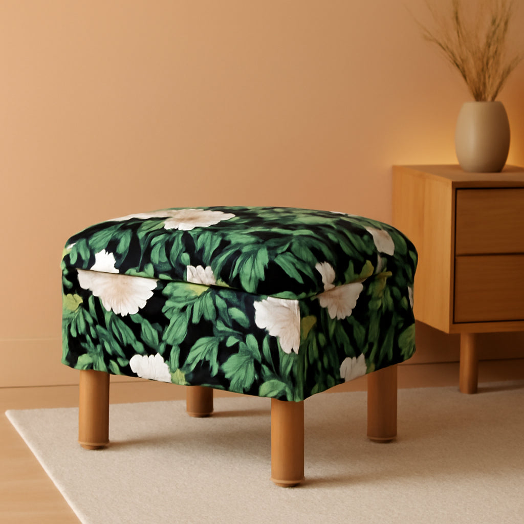 Multifunctional Storage Ottoman With Hidden Lid-0